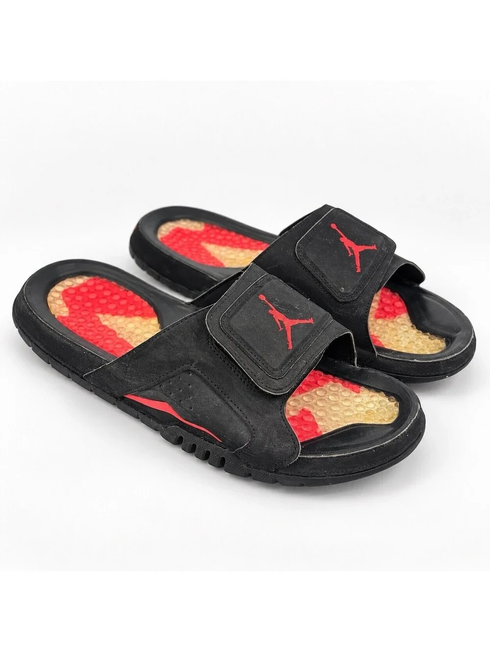 Nike Air Jordan Hydro 6 Retro Slides Black Infrared 630752-023 Men’s 10 2014